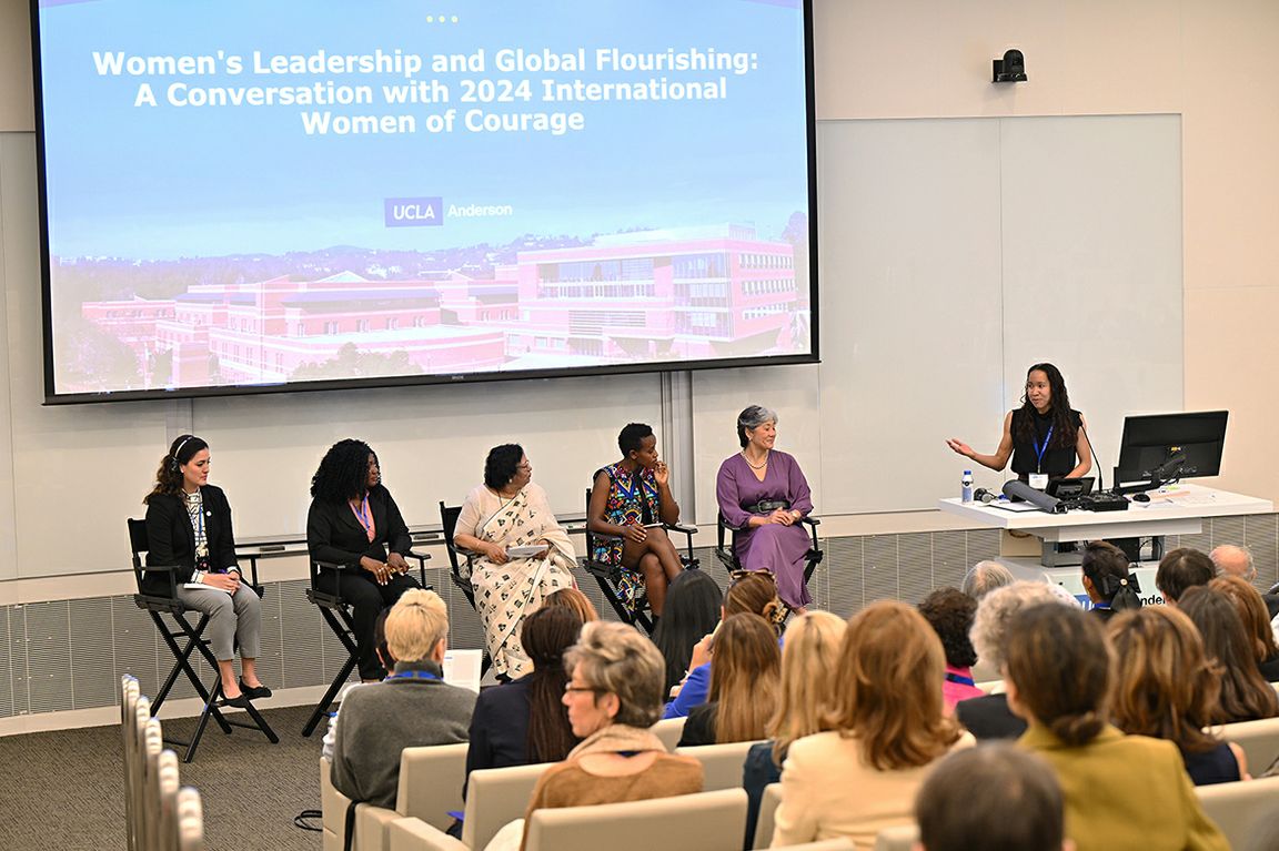 2024 International Women of Courage Award recipients share their experiences at UCLA event