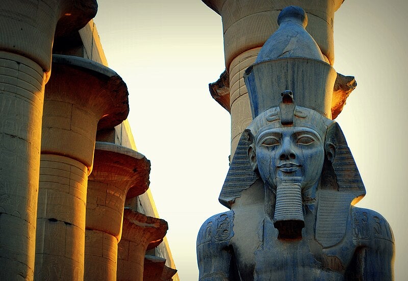 Ramses II Temple in Luxor, Egypt