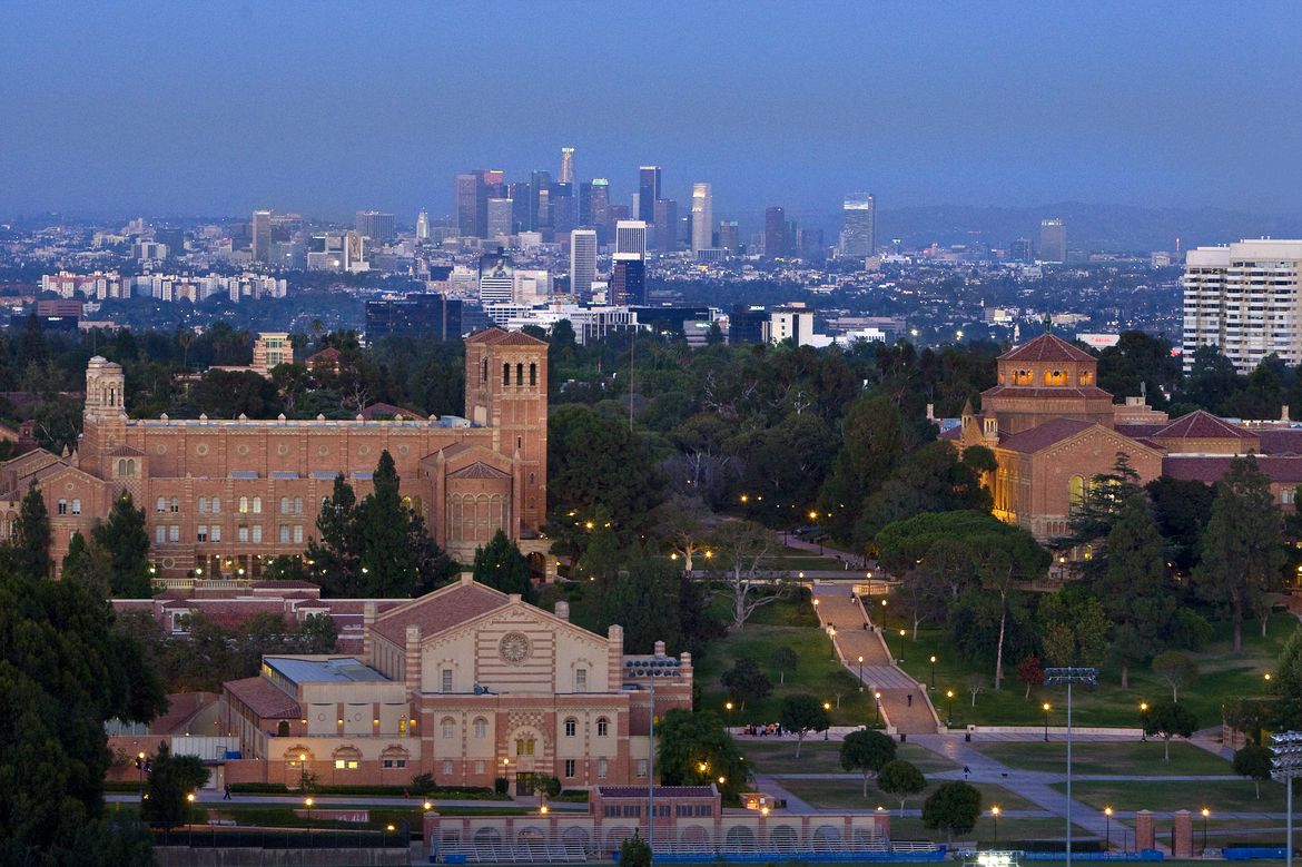 Aerial view of UCLA.