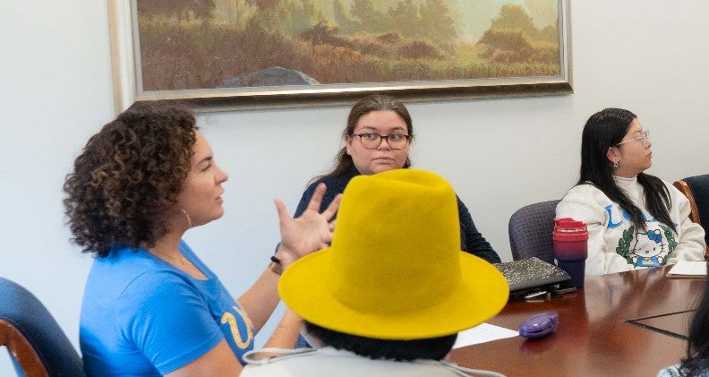 Vice Provost Ralina Joseph engages listeners