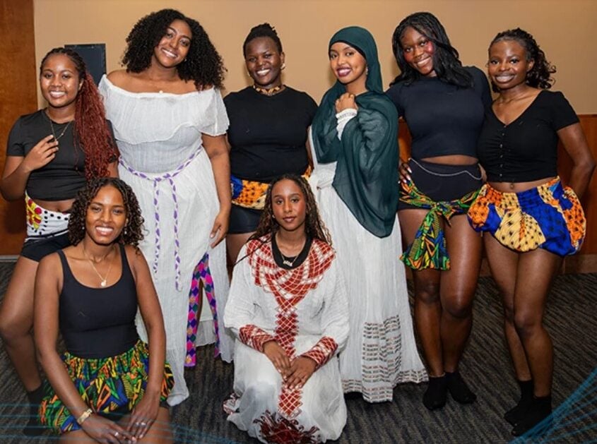 Dancers of the East African Student Association at Bruins Around the World